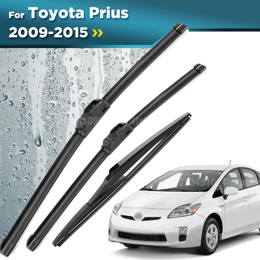 For Toyota Prius 2009-2015 2010 2011 2012 2013 2014 Wiper Front & Rear Wiper Blades Windshield Windscreen Window 26"+16"+16"
For Toyota Prius 2009-2015 2010 2011 2012 2013 2014 Wiper Front & Rear Wiper Blades Windshield Windscreen Window 26"+16"+16"