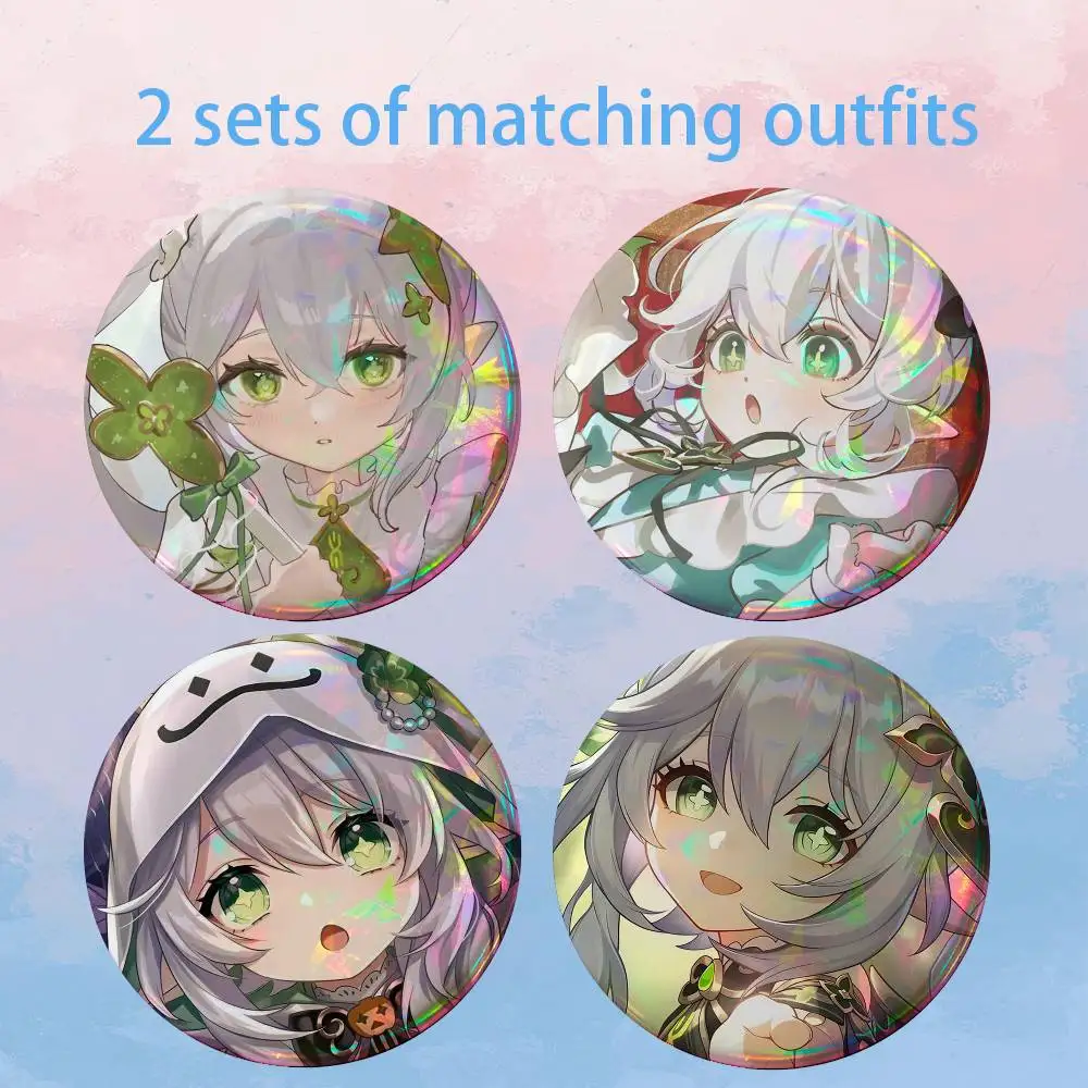 Genshin Impact N-Nahida HD Print Round Lapel Pins Pretty Derby 2 piece set Round Display Brooches Brooch Badges
Genshin Impact N-Nahida HD Print Round Lapel Pins Pretty Derby 2 piece set Round Display Brooches Brooch Badges