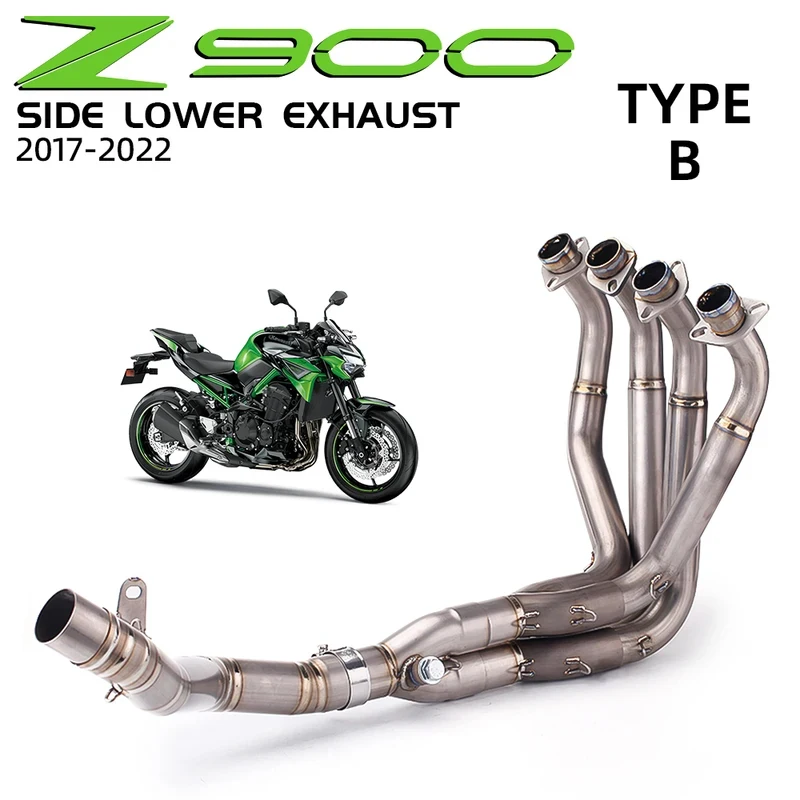 51mm Titanium Alloy Slip-On Modified Exhaust, Front & Mid Link Pipe for Z900 Ninja 900 2017-2022
51mm Titanium Alloy Slip-On Modified Exhaust, Front & Mid Link Pipe for Z900 Ninja 900 2017-2022