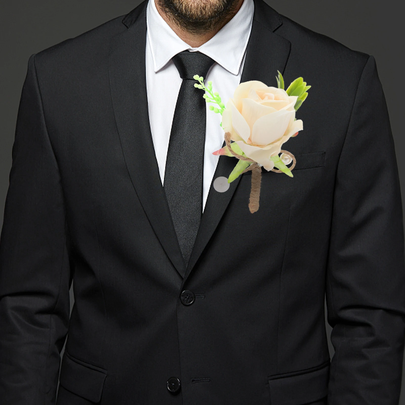 4Pcs Wedding Boutonniere Artificial Flower Corsage Classic Fabric Craft Decoration for Groom Bride Wedding Party Suit
4Pcs Wedding Boutonniere Artificial Flower Corsage Classic Fabric Craft Decoration for Groom Bride Wedding Party Suit