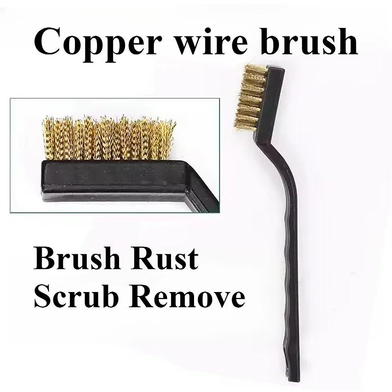 2pcs Brass Wire Brush Steel Wire Brush Cleaning Brushes for Cleaning Welding Slag and Rust Removal Industrial Scrubbing Brush
2pcs Brass Wire Brush Steel Wire Brush Cleaning Brushes for Cleaning Welding Slag and Rust Removal Industrial Scrubbing Brush