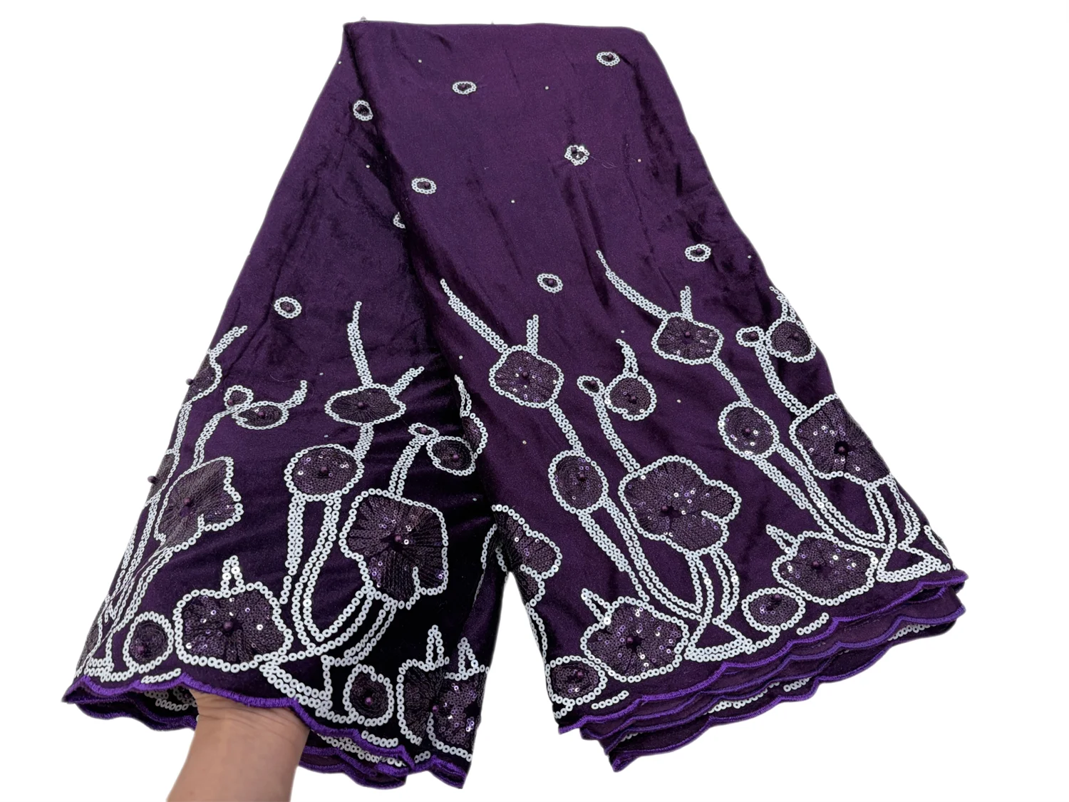 Flocking Bead Stone Sequins Embroidery French Tulle Lace Fabric High Quality Nigerian Wedding Dress African Velvet Lace Material
Flocking Bead Stone Sequins Embroidery French Tulle Lace Fabric High Quality Nigerian Wedding Dress African Velvet Lace Material