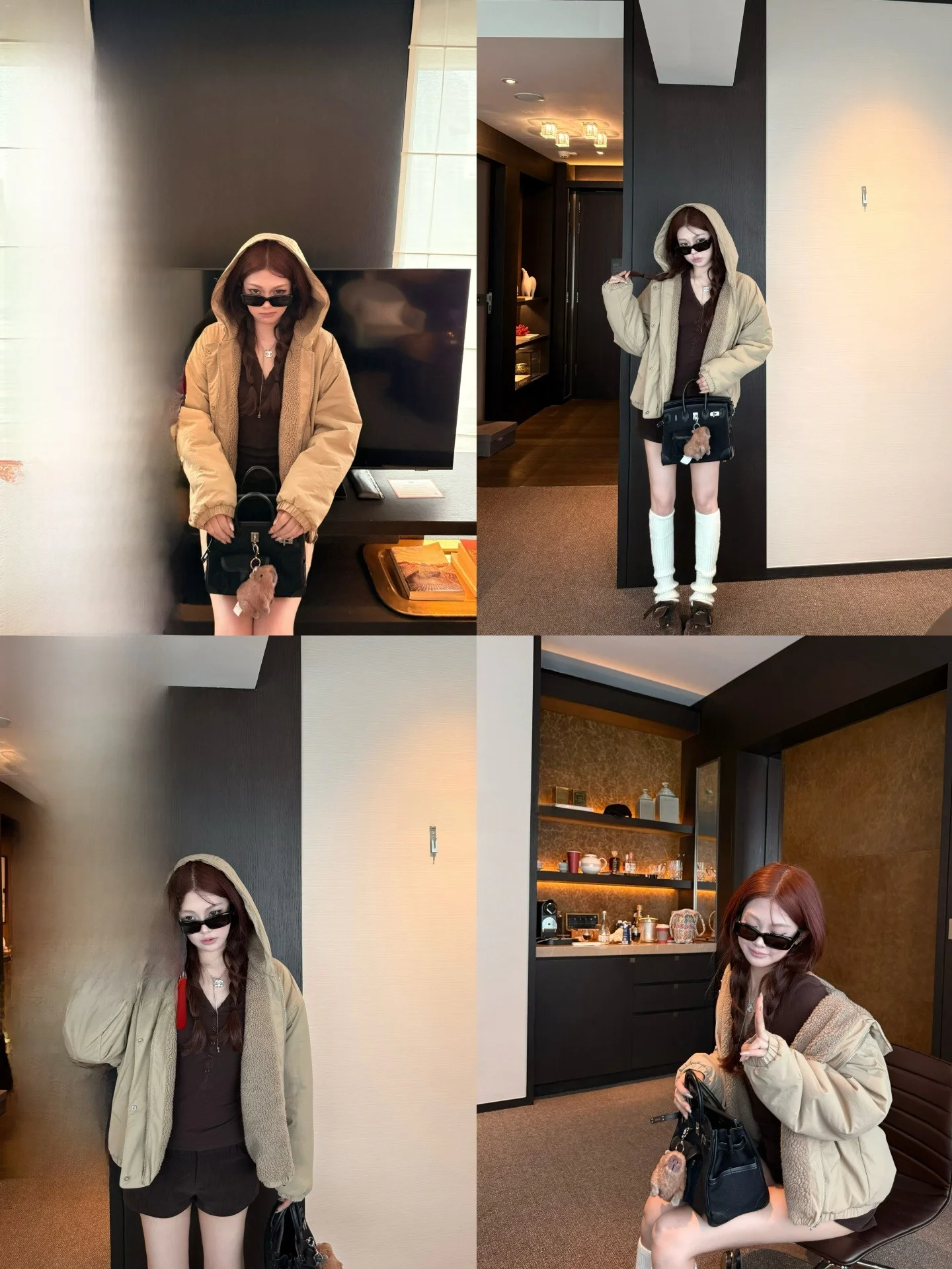 ato Hero Double-Sided Wear Heavyweight Hooded Particle Fce Jaet Women's Workwear Sle Long Sve Zipper Closure Coat
ato Hero Double-Sided Wear Heavyweight Hooded Particle Fce Jaet Women's Workwear Sle Long Sve Zipper Closure Coat