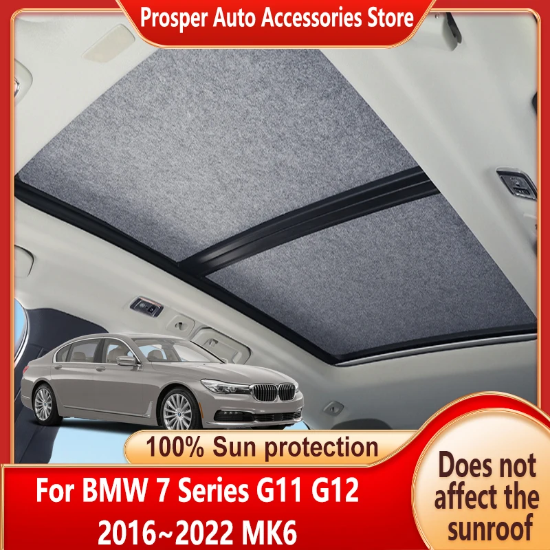 Car Panoramic Sunroof Insulation Roof Visor For BMW 7 Series 2016~2022 21 Sun Protection Adsorption Sky Curtain Sunshade Anti-UV
Car Panoramic Sunroof Insulation Roof Visor For BMW 7 Series 2016~2022 21 Sun Protection Adsorption Sky Curtain Sunshade Anti-UV