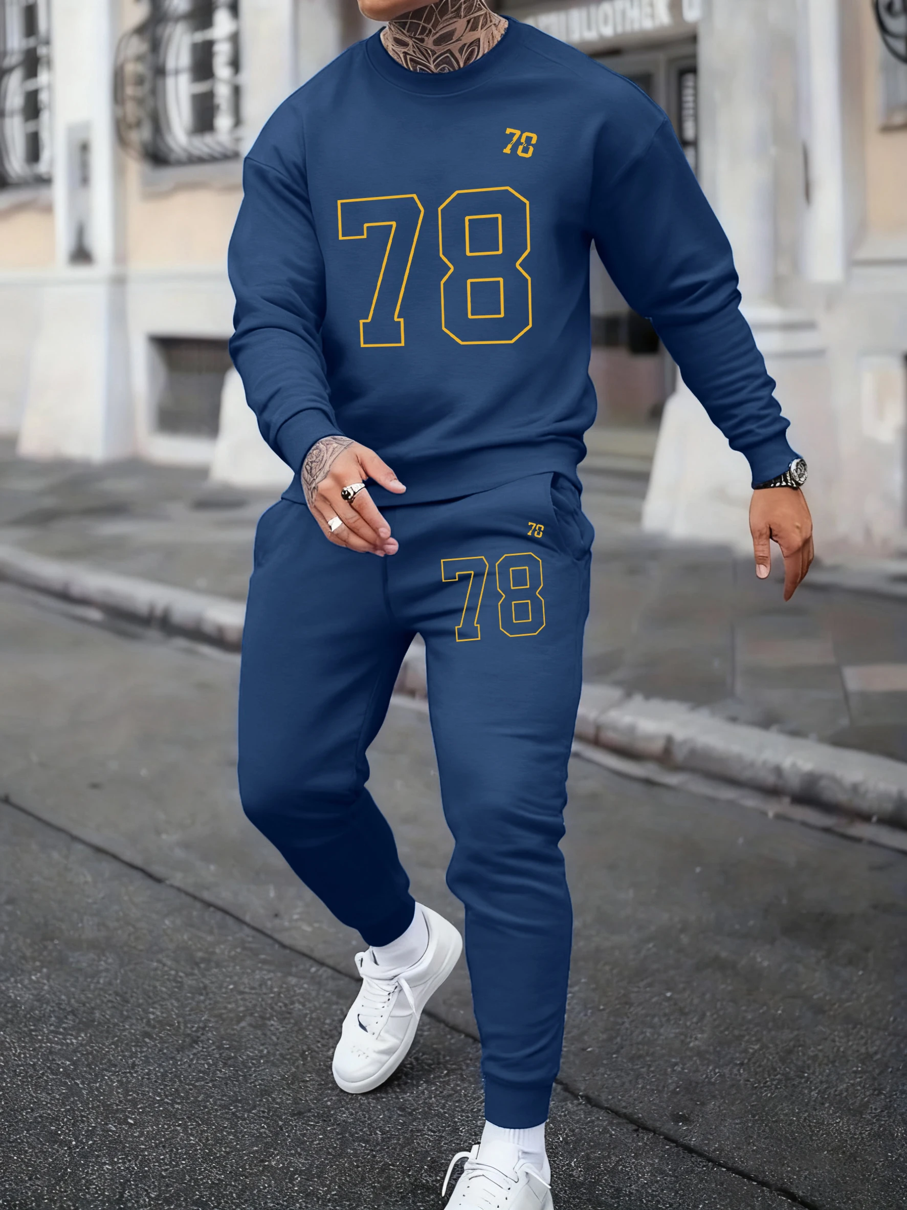 Number 78 Large Prints Autumn Winter Pocket Sweatpants Man Warm Fashion Pants Streetwear Sets Soft Sport Comfy Sweatshirts
Number 78 Large Prints Autumn Winter Pocket Sweatpants Man Warm Fashion Pants Streetwear Sets Soft Sport Comfy Sweatshirts