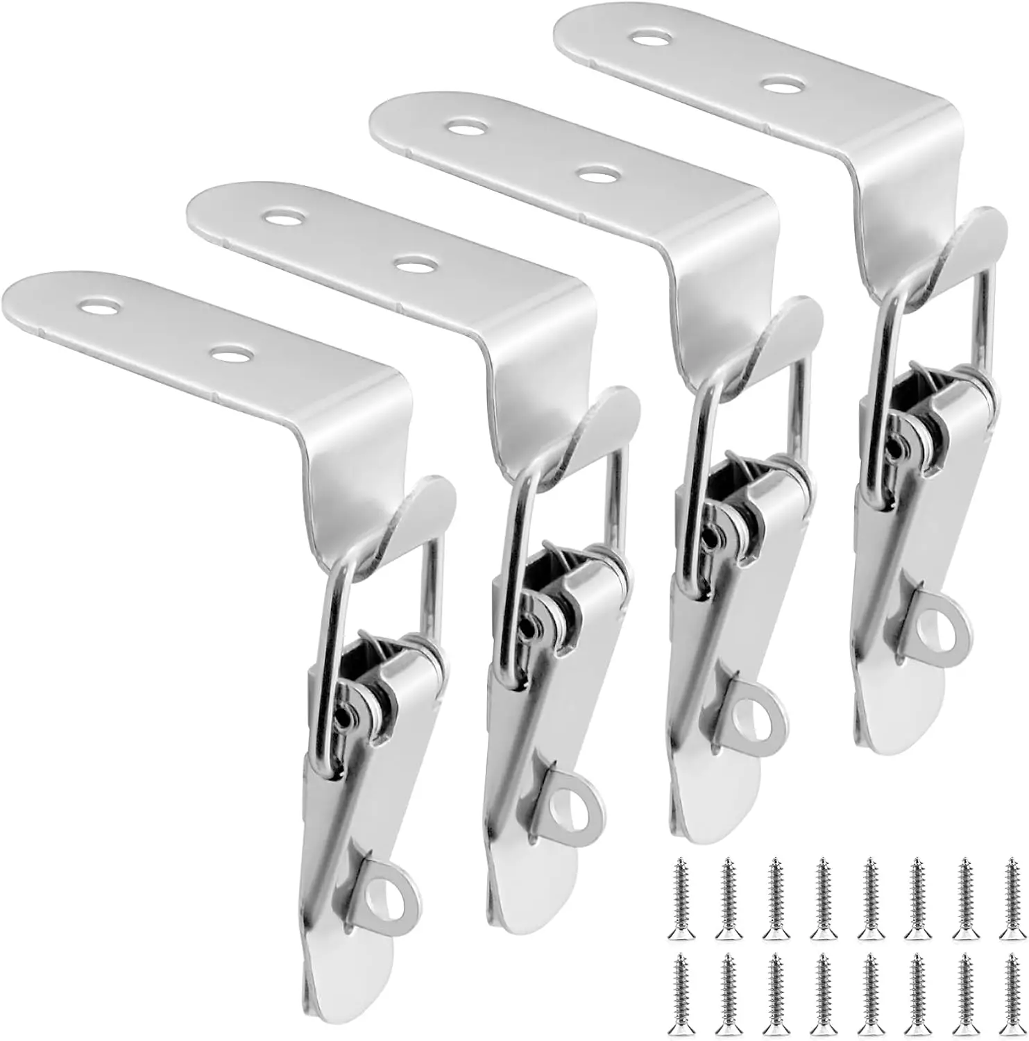 4pcs/set 90-degree Curved Hook Hasps Lock Buckles Carbon Steel Curved Buckle Locks Cabinet Wardrobe Flat Mouth Spring Buckles
4pcs/set 90-degree Curved Hook Hasps Lock Buckles Carbon Steel Curved Buckle Locks Cabinet Wardrobe Flat Mouth Spring Buckles