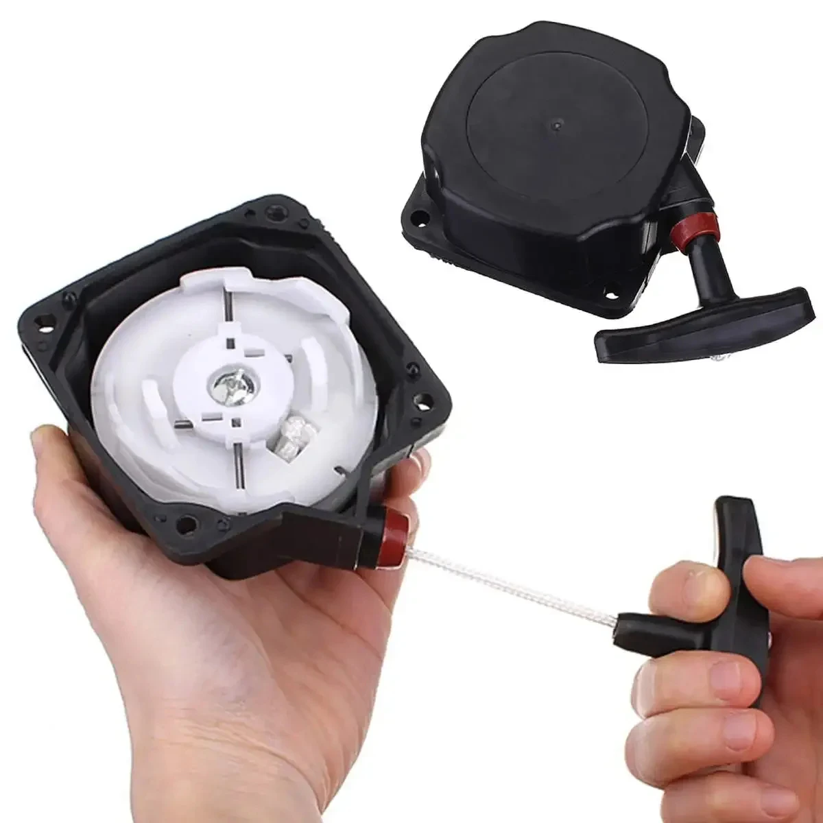 Universal Pullstart Recoil Pull Starter Brush Cutter Strimmer Start Lawn Mower Parts Black
Universal Pullstart Recoil Pull Starter Brush Cutter Strimmer Start Lawn Mower Parts Black