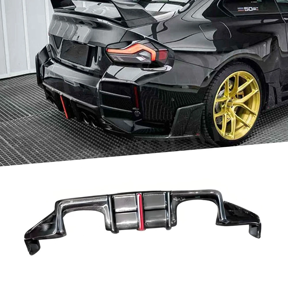Для BMW G87 M2 2023+ автомобильный задний бампер из углеродного волокна, диффузор со светодиодным стоп-сигналом, комплект кузова FPR, автомобильные аксессуары
Для BMW G87 M2 2023+ автомобильный задний бампер из углеродного волокна, диффузор со светодиодным стоп-сигналом, комплект кузова FPR, автомобильные аксессуары