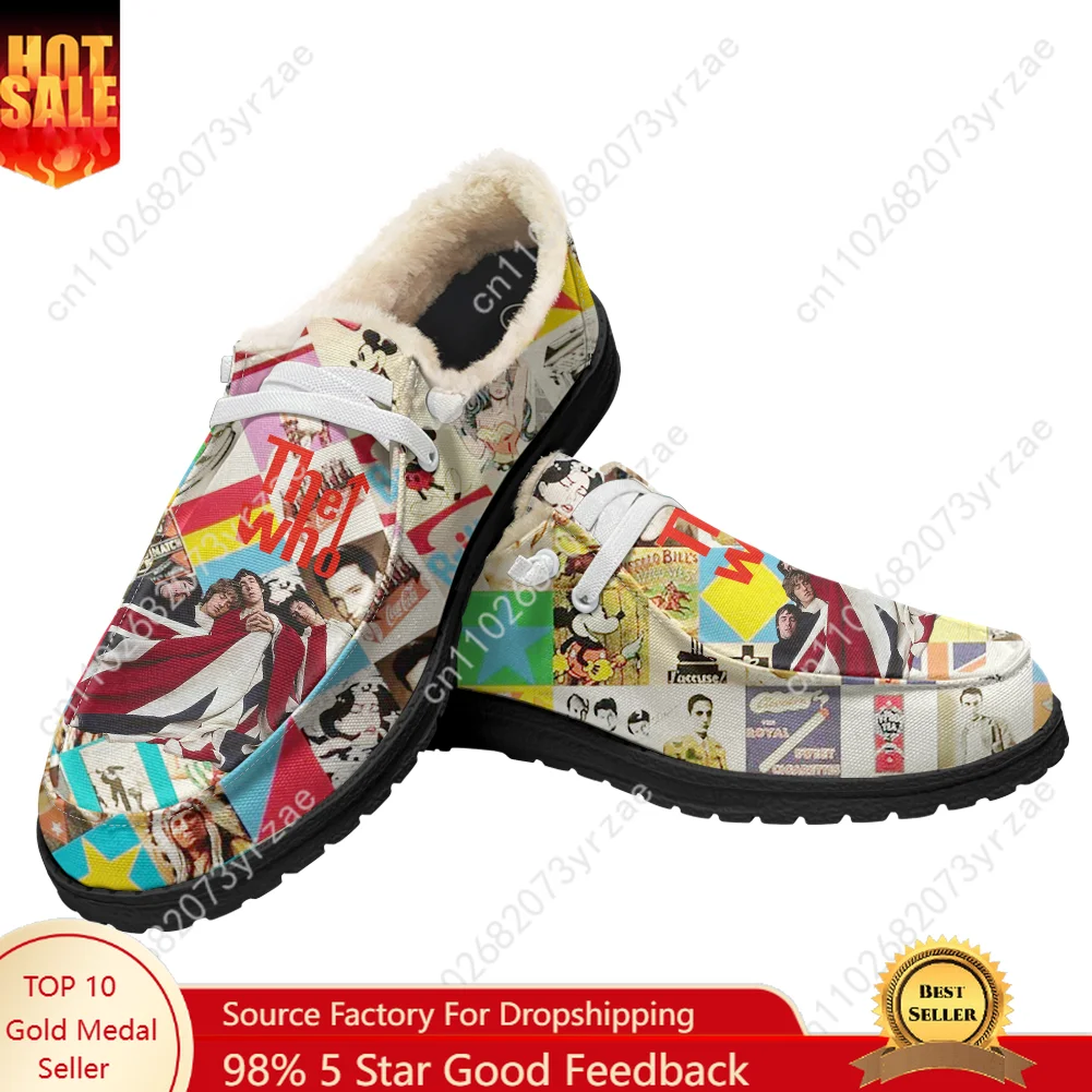 The Who Velvet Flat Shoes Mens Womens Warm Casual Shoe Indoor Outdoor Light Shoes Personalized Fashion Print Custom Couple Shoes
The Who Velvet Flat Shoes Mens Womens Warm Casual Shoe Indoor Outdoor Light Shoes Personalized Fashion Print Custom Couple Shoes