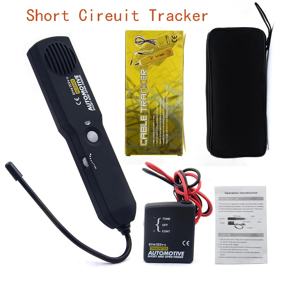 Car Automotive Short & Open Circuit Finder Tester For EM415PRO Car Repair Tool Wire Cable Detector Tracer
Car Automotive Short & Open Circuit Finder Tester For EM415PRO Car Repair Tool Wire Cable Detector Tracer