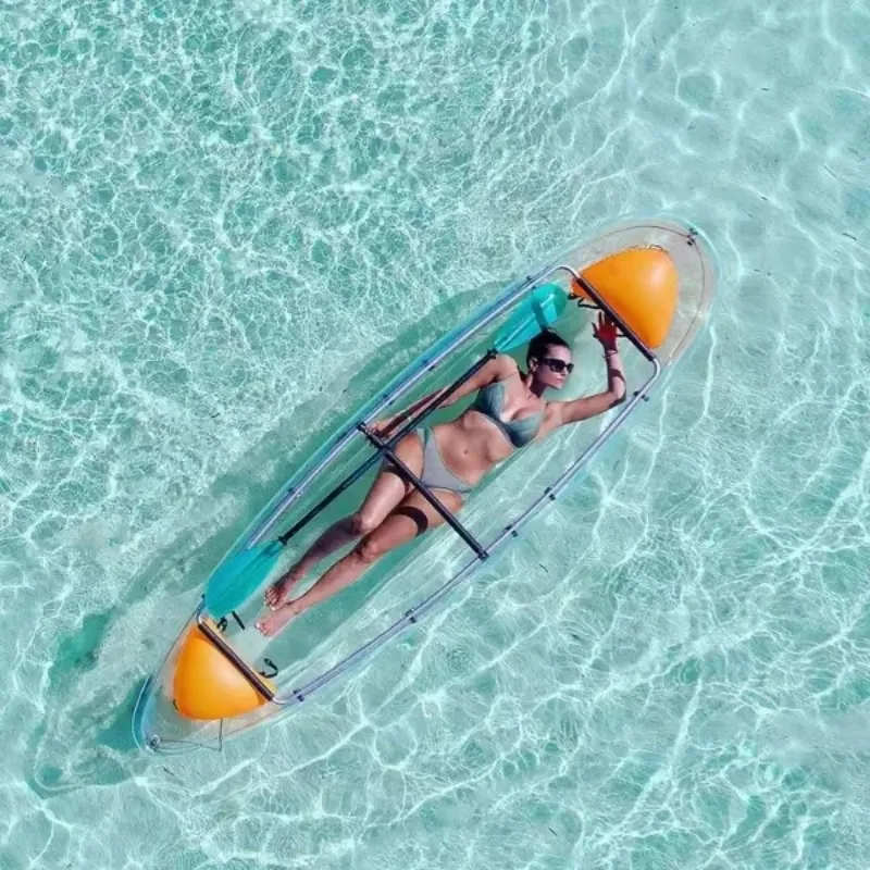 Popular Two-Seater Transparent Canoe Kayak with Warranty - Spacious Watercraft for Two, Reliable for Leisure & Fishing Trips
Popular Two-Seater Transparent Canoe Kayak with Warranty - Spacious Watercraft for Two, Reliable for Leisure & Fishing Trips