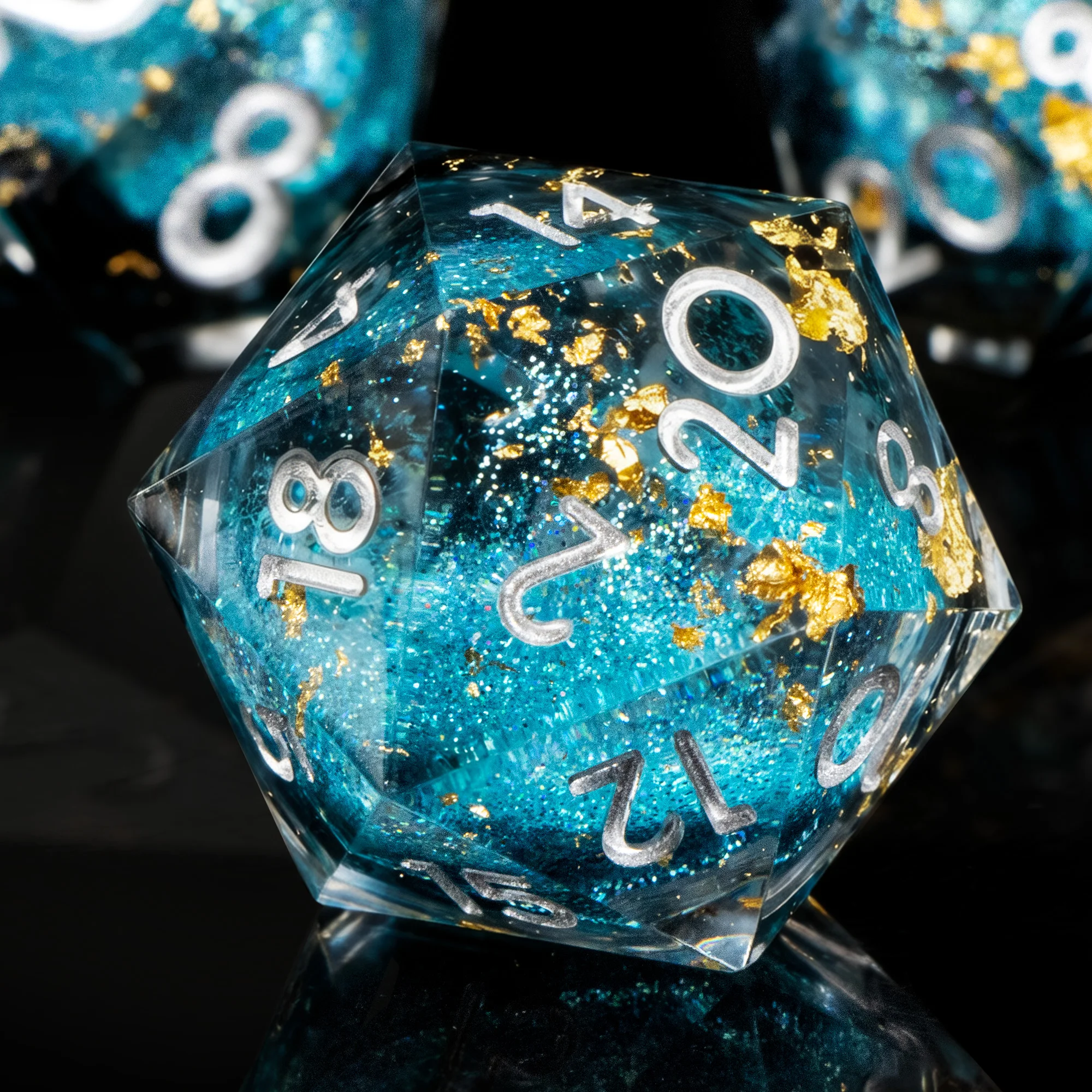 Handmade Resin Tabletop Dice, Set Full Polyhedral Sharp Edge Dice Collection for Gaming
Handmade Resin Tabletop Dice, Set Full Polyhedral Sharp Edge Dice Collection for Gaming