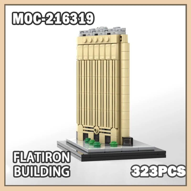 MOC- 216319 Flatiron Building Building Block игрушки для городской архитектуры здания городской набор креативные подарки миниатюрные DIY 323 шт.
MOC- 216319 Flatiron Building Building Block игрушки для городской архитектуры здания городской набор креативные подарки миниатюрные DIY 323 шт.