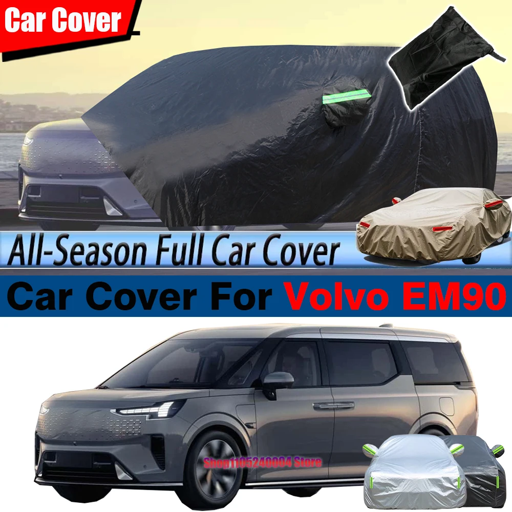 Waterproof Black Full Car Cover Anti UV Sun Rain Snow Dust Protection For Volvo EM90 2023-2025
Waterproof Black Full Car Cover Anti UV Sun Rain Snow Dust Protection For Volvo EM90 2023-2025