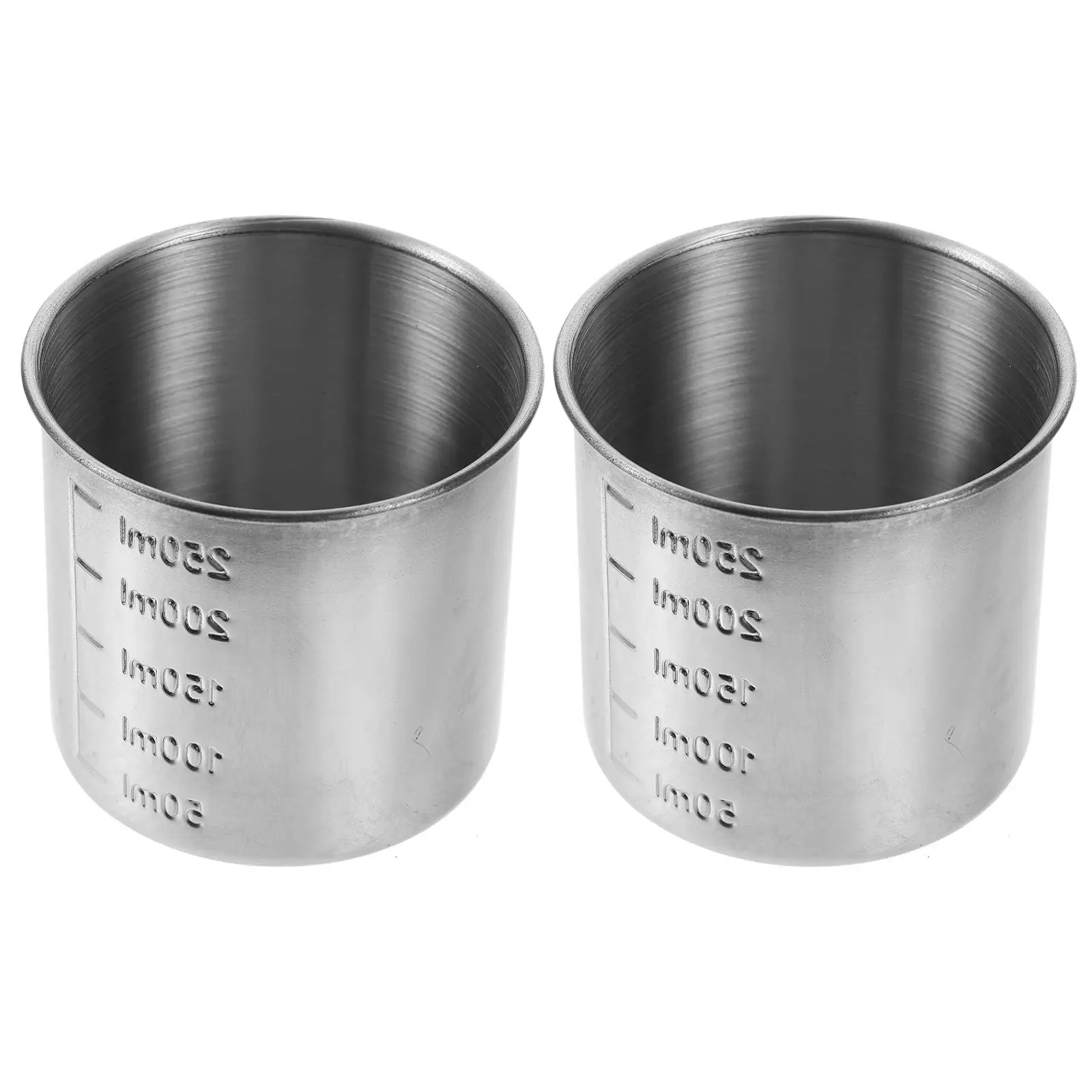 2 Pcs Measuring Cup Stainless Steel Graduation Rice (304 7cm Without Handle 50g) 2pcs Coffee Cups Drinking
2 Pcs Measuring Cup Stainless Steel Graduation Rice (304 7cm Without Handle 50g) 2pcs Coffee Cups Drinking