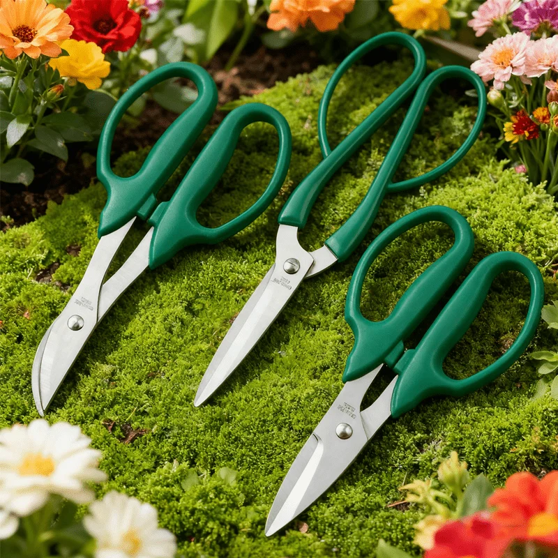 3Pcs - Floral & Bonsai Scissors - Sharp Gardening Shears with Comfort Grip for Flower Trimming, Bonsai Styling & Fruit Picking
3Pcs - Floral & Bonsai Scissors - Sharp Gardening Shears with Comfort Grip for Flower Trimming, Bonsai Styling & Fruit Picking