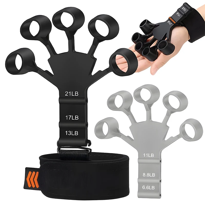 1Pc Finger Gripper Guitar Finger Flexion Extension Training Durable 6 Resistant Finger Exerciser with Adjustable Wrist Strap
1Pc Finger Gripper Guitar Finger Flexion Extension Training Durable 6 Resistant Finger Exerciser with Adjustable Wrist Strap