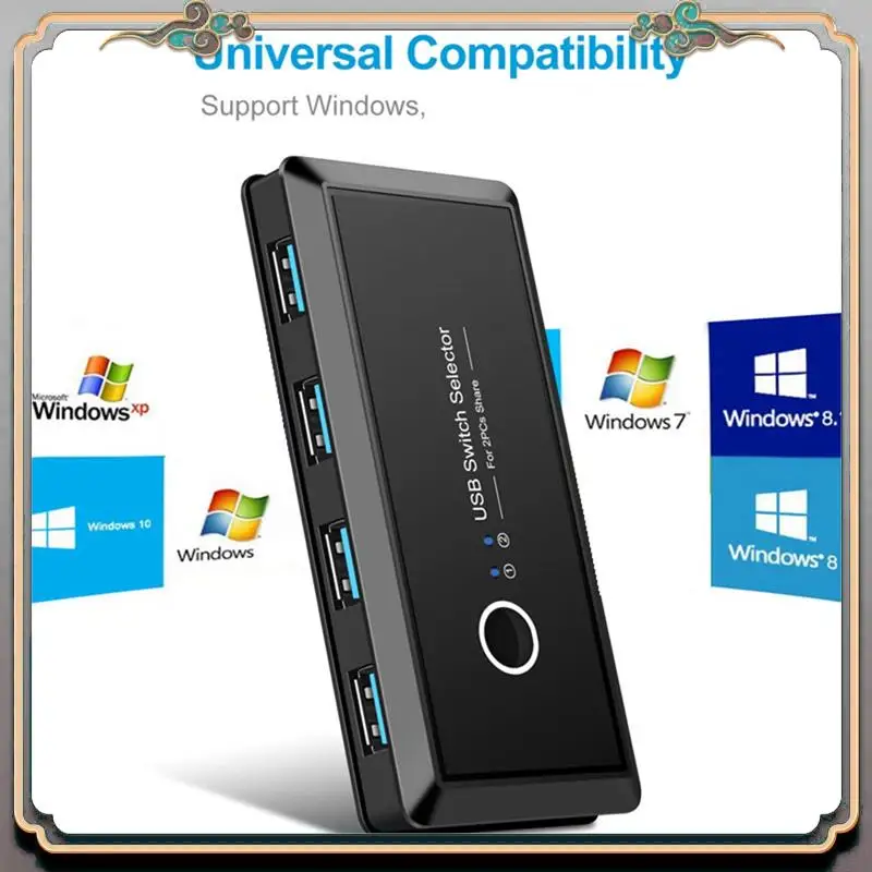 Устройство для принтера USB 3.0, 4-портовый мультиинтерфейсный USB, два компьютера, разветвитель, прочный, простая установка
Устройство для принтера USB 3.0, 4-портовый мультиинтерфейсный USB, два компьютера, разветвитель, прочный, простая установка