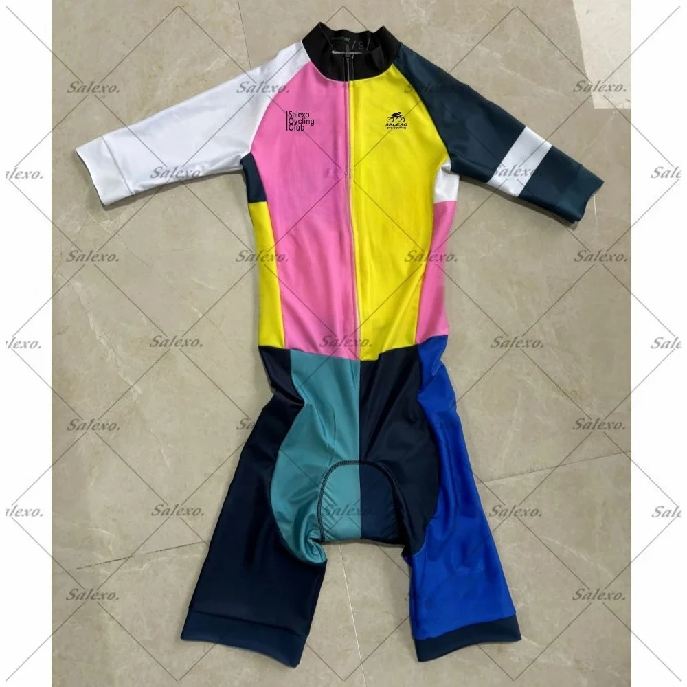 2026 New LASER CUT Skinsuit Shorts Sleeved Jumpsuit Suit TEAM Bodysuit SHORT Cycling Jersey Clothing Maillot Ropa Ciclismo
2026 New LASER CUT Skinsuit Shorts Sleeved Jumpsuit Suit TEAM Bodysuit SHORT Cycling Jersey Clothing Maillot Ropa Ciclismo