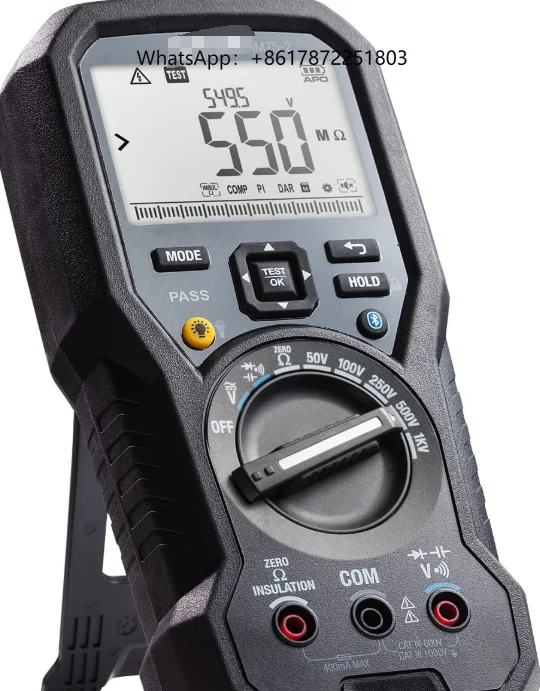 IM75-2 Handheld Digital Multimeter, Includes test Probes, Clips, and Six AAA Batteries
IM75-2 Handheld Digital Multimeter, Includes test Probes, Clips, and Six AAA Batteries