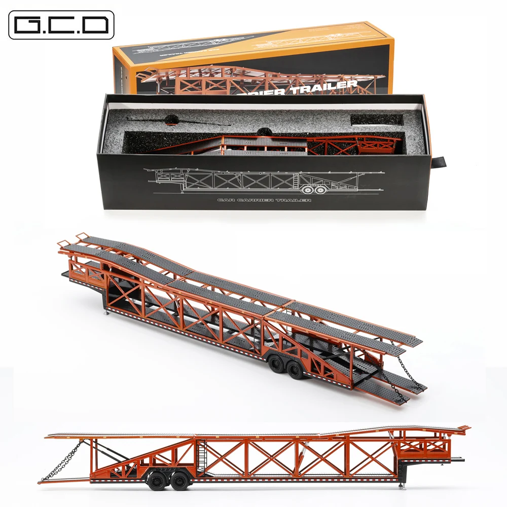 GCD 1/64 Chinese-Style 1+10 Car Carrier Trailer, Diecast Vehicle Transport Truck Alloy Model Collection
GCD 1/64 Chinese-Style 1+10 Car Carrier Trailer, Diecast Vehicle Transport Truck Alloy Model Collection