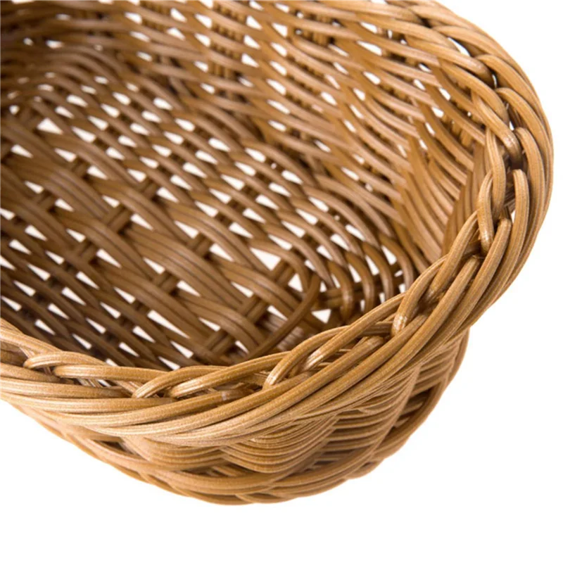 ABZS 5X Oval Wicker Woven Bread Basket, 10.2Inch Storage Basket For Food Fruit Cosmetic Storage Tabletop And Bathroom
ABZS 5X Oval Wicker Woven Bread Basket, 10.2Inch Storage Basket For Food Fruit Cosmetic Storage Tabletop And Bathroom