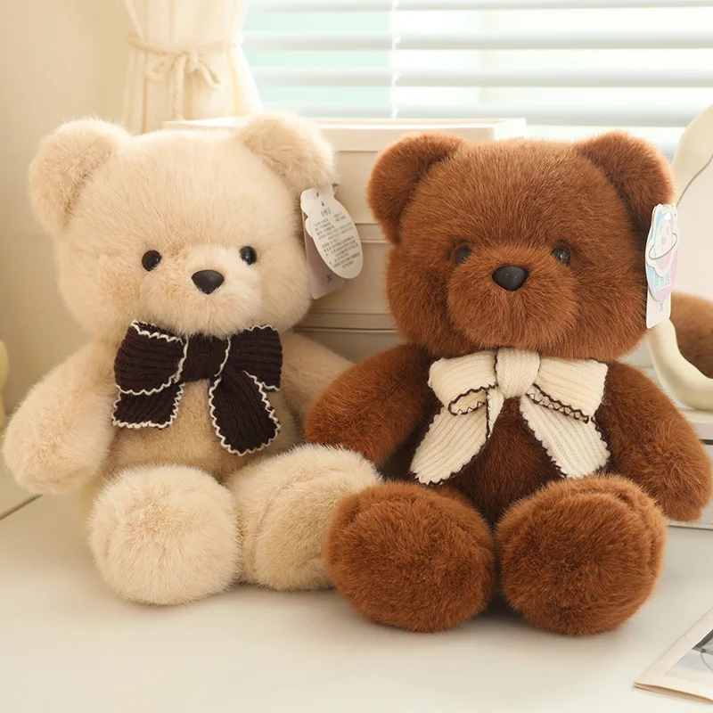 45CM Amazing Teddy Bear with Bow Tie Soft Plush Toys Stuffed Animal White Brown Bear Doll Birthday Christmas Gift Lovely Toy
45CM Amazing Teddy Bear with Bow Tie Soft Plush Toys Stuffed Animal White Brown Bear Doll Birthday Christmas Gift Lovely Toy