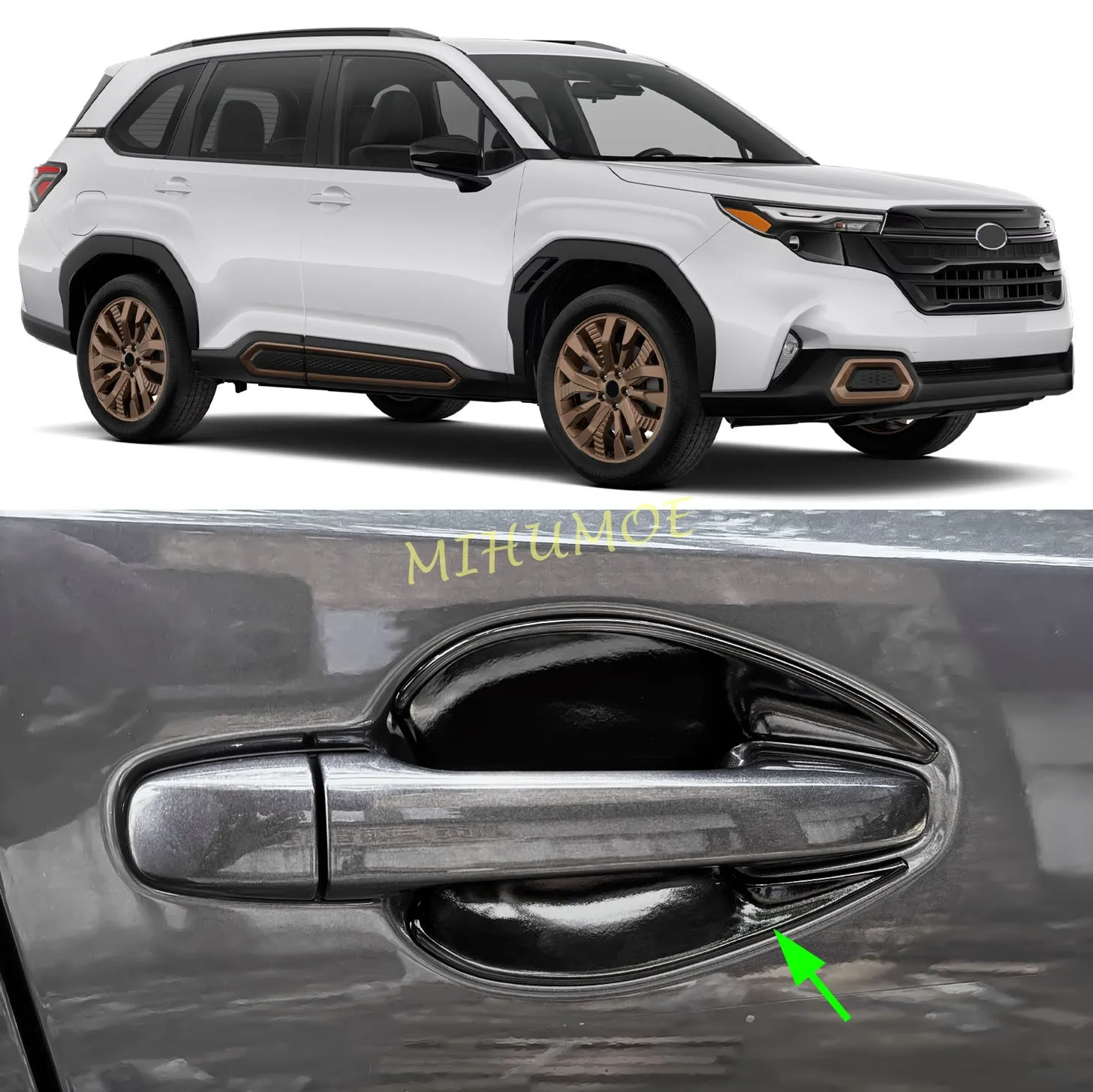For 2025+ Subaru Forester SL 4Pcs Exterior Car Door Handle Bowl Cover Trims Gloss Black
For 2025+ Subaru Forester SL 4Pcs Exterior Car Door Handle Bowl Cover Trims Gloss Black