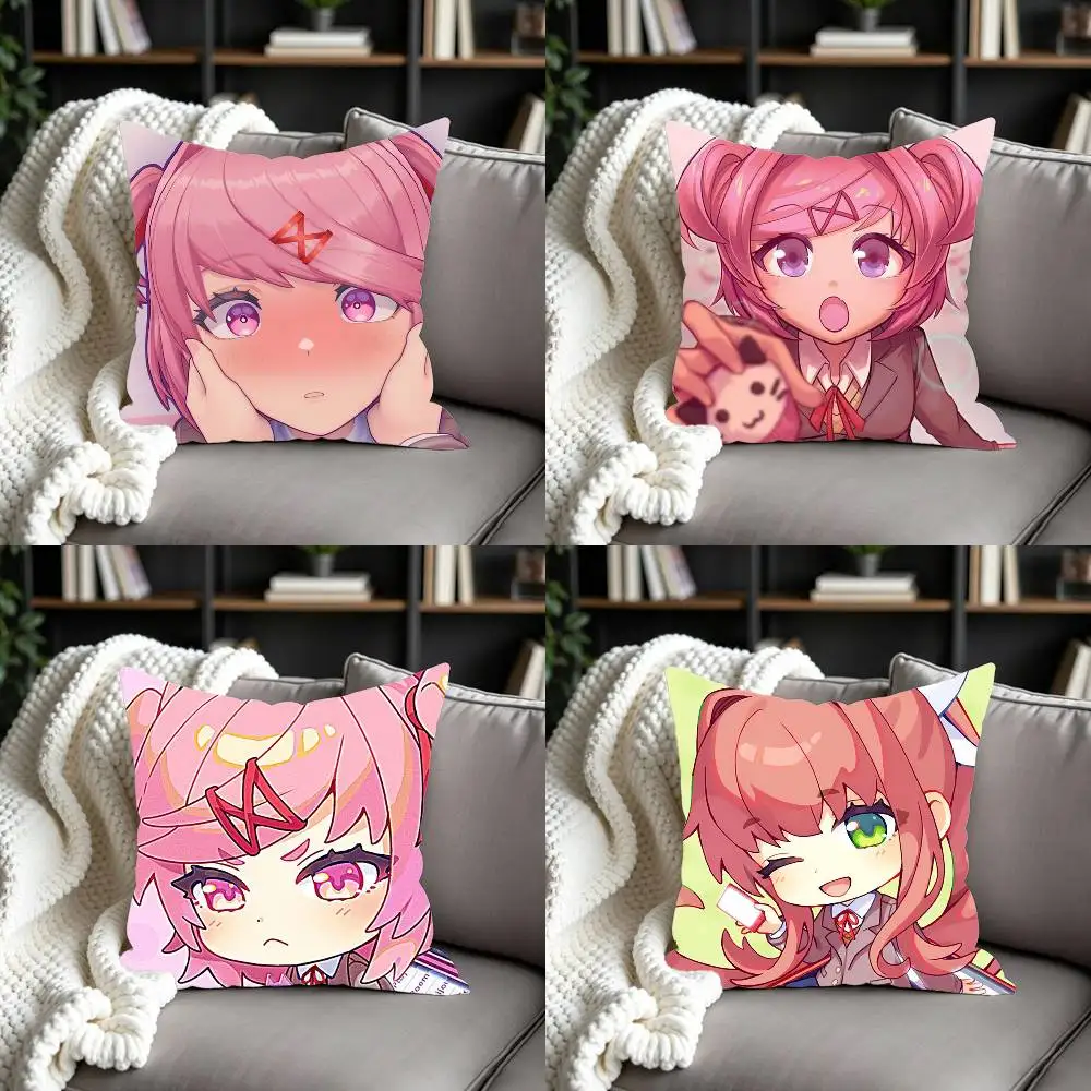 Anime Doki D-Doki L-Literatuare Club Double-sided print Pillow Case for Sofa Living Room Home office Decor Protective Cover
Anime Doki D-Doki L-Literatuare Club Double-sided print Pillow Case for Sofa Living Room Home office Decor Protective Cover