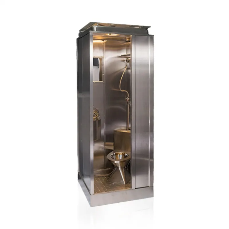 304 stainless steel mobile toilet shower room, integrated mobile toilet
304 stainless steel mobile toilet shower room, integrated mobile toilet