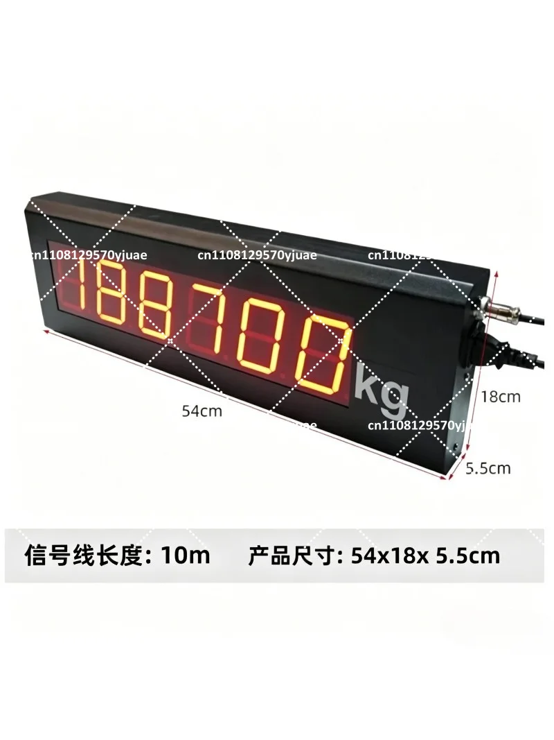 Large Screen Weight Display for Truck Scale, Industrial Bright LED Waterproof Indicator
Large Screen Weight Display for Truck Scale, Industrial Bright LED Waterproof Indicator