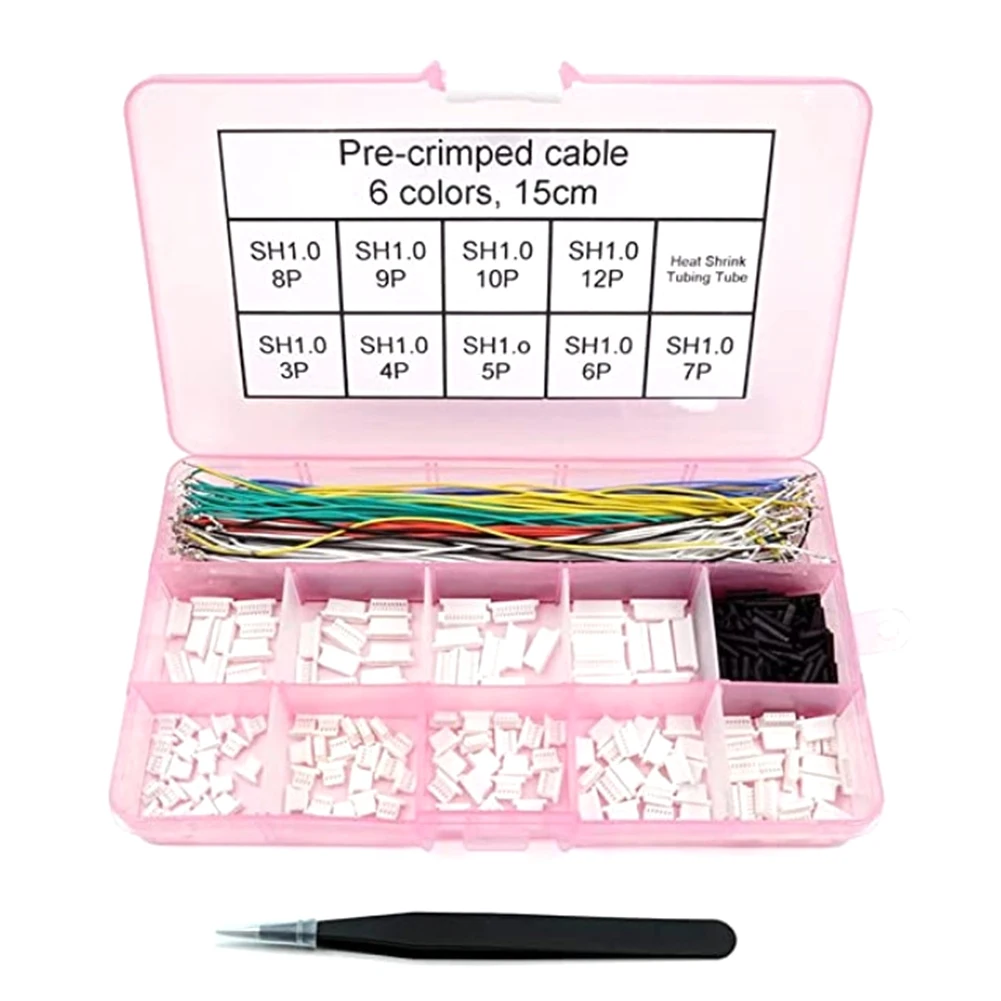 Соединители A56G-SH1.0 и предварительно обжимные кабели SH1.0mm для контроллера полета дрона FPV, провод 15 см
Соединители A56G-SH1.0 и предварительно обжимные кабели SH1.0mm для контроллера полета дрона FPV, провод 15 см