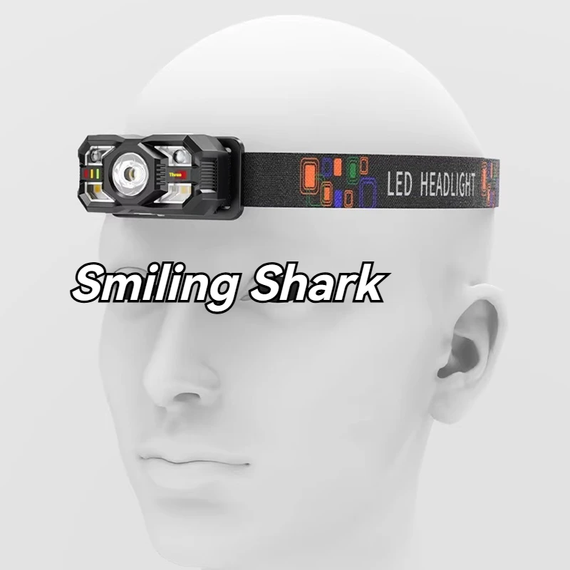 Налобный фонарь Smiling Shark, светодиодный, перезаряжаемый, сверхяркий, с датчиком движения, длительным сроком службы батареи, миниатюрный, портативный, для ночной рыбалки на открытом воздухе
Налобный фонарь Smiling Shark, светодиодный, перезаряжаемый, сверхяркий, с датчиком движения, длительным сроком службы батареи, миниатюрный, портативный, для ночной рыбалки на открытом воздухе