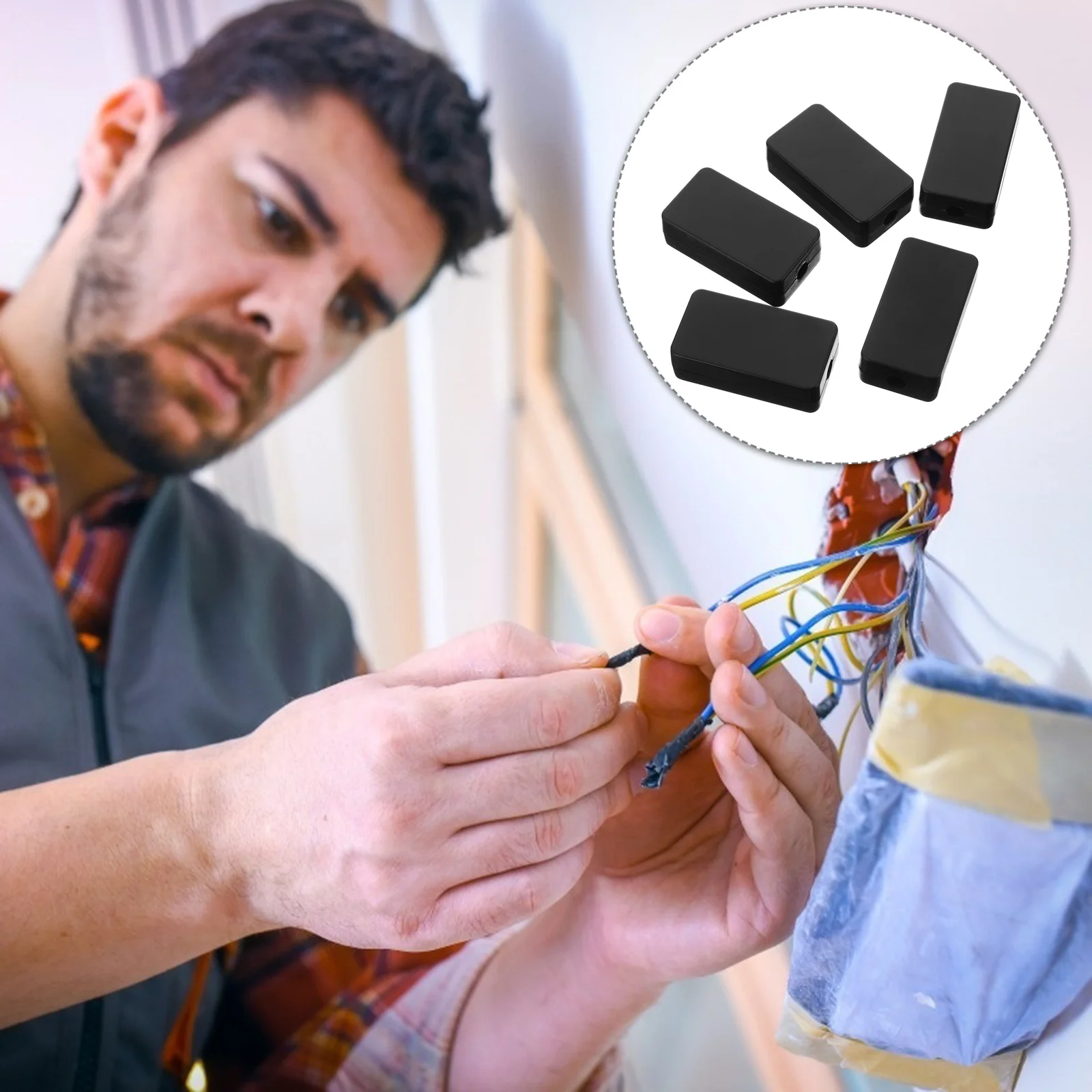 5 pcs Plastic Electrical Junction For Diy Projects Dustproof Waterproof Diy Case Abs Project Holder Box
5 pcs Plastic Electrical Junction For Diy Projects Dustproof Waterproof Diy Case Abs Project Holder Box