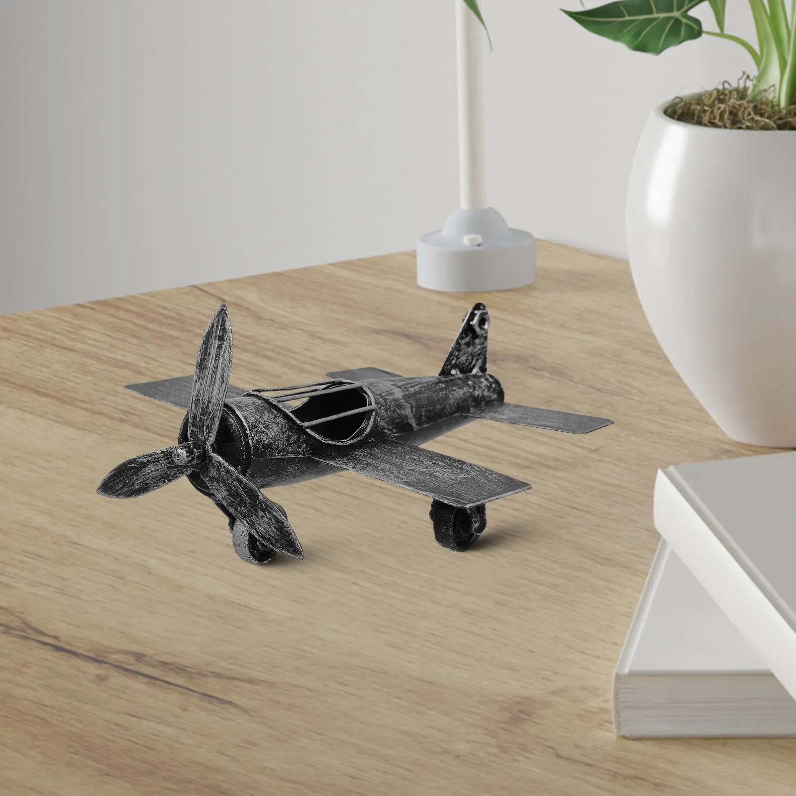 Vintage Iron Airplane Fighter Aircraft Decor Retro Style for Office Study Desk Shelf Display Detailed Metal Plane Ornament
Vintage Iron Airplane Fighter Aircraft Decor Retro Style for Office Study Desk Shelf Display Detailed Metal Plane Ornament