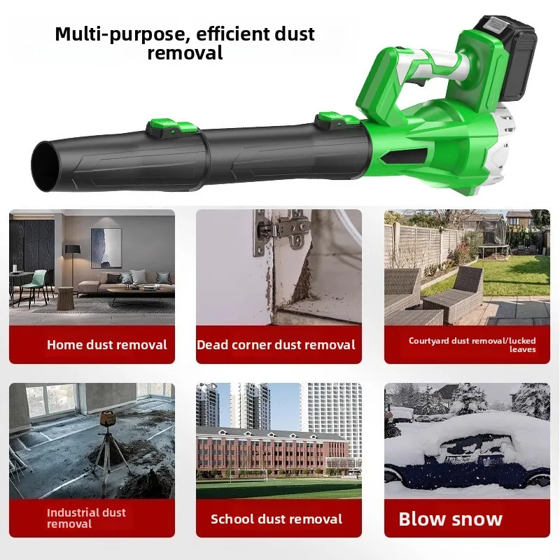 Hair Dryer Industrial Grade Strong Leaf Blower Dust Blower Lithium Battery Dust Removal and Snow Removal
Hair Dryer Industrial Grade Strong Leaf Blower Dust Blower Lithium Battery Dust Removal and Snow Removal