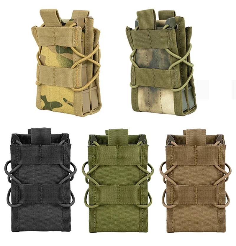 2PCS Tactical Rifle Mag Pouch Double 5.56mm AR MOLLE Magazine Pouch Hunting Adjustable Mag Carrier for AK AR M4 AR15
2PCS Tactical Rifle Mag Pouch Double 5.56mm AR MOLLE Magazine Pouch Hunting Adjustable Mag Carrier for AK AR M4 AR15