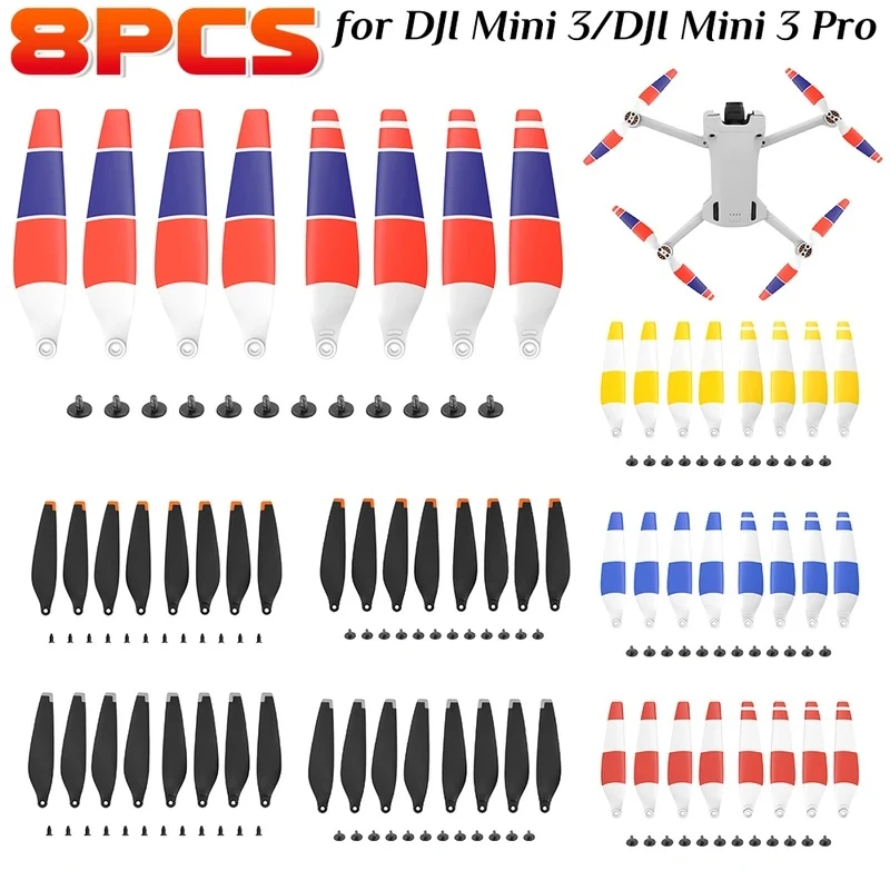 Replacement Prop Blades Low Noise Wings Blades Lightweight Drone Screw Propeller Carbon Fiber For DJI Mini 3/Mini 3 Pro
Replacement Prop Blades Low Noise Wings Blades Lightweight Drone Screw Propeller Carbon Fiber For DJI Mini 3/Mini 3 Pro