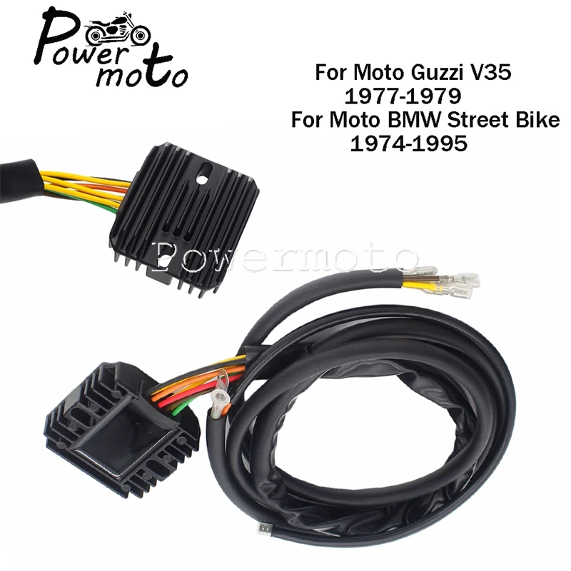For BMW R50 60 65 75 80 90 100 CS/GS/RS/RT R100GS R100R R60/6 R80RT Motor Guzzi V35 ElectroSport ESR450 Regulator Rectifier
For BMW R50 60 65 75 80 90 100 CS/GS/RS/RT R100GS R100R R60/6 R80RT Motor Guzzi V35 ElectroSport ESR450 Regulator Rectifier