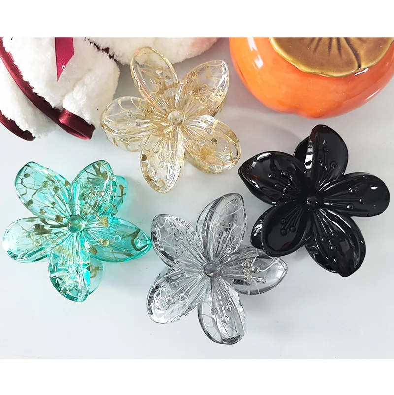 Elegant Colorful Transparent Draw Wire Flowers Shark Hair Claws Clip Clamp Barrettes Women Girl Acrylic Headwear Accessories
Elegant Colorful Transparent Draw Wire Flowers Shark Hair Claws Clip Clamp Barrettes Women Girl Acrylic Headwear Accessories