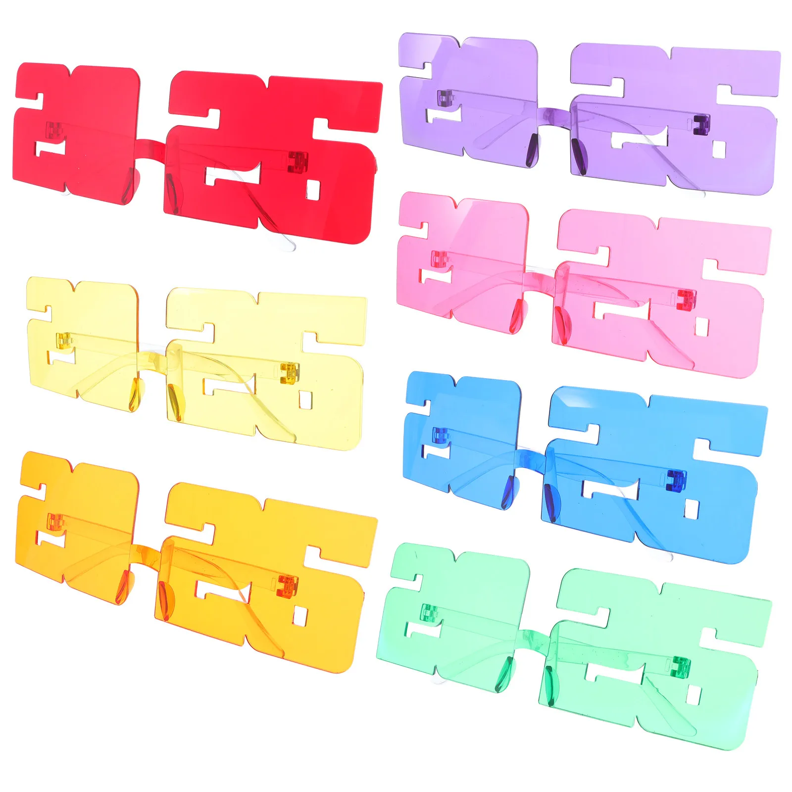 7Pcs 2026 New Year Eyeglasses Novelty Party Sunglasses Photo Props Christmas Eve Decoration Funny Plastic Glasses for Adults
7Pcs 2026 New Year Eyeglasses Novelty Party Sunglasses Photo Props Christmas Eve Decoration Funny Plastic Glasses for Adults