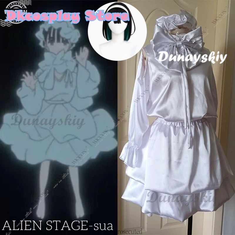 ALIEN STAGE Sua Косплей Костюм Парик Детская Пижама Хэллоуин Вечеринка Женщина Милый Черный Многослойный Градиент Зеленый Короткие Волосы
ALIEN STAGE Sua Косплей Костюм Парик Детская Пижама Хэллоуин Вечеринка Женщина Милый Черный Многослойный Градиент Зеленый Короткие Волосы