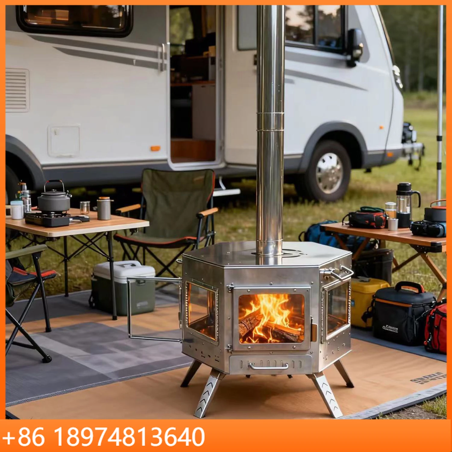 Good Quality Foldable Wood-burning Stove Stainless Steel Camping Stove Outdoor Heating Stove For Tents
Good Quality Foldable Wood-burning Stove Stainless Steel Camping Stove Outdoor Heating Stove For Tents