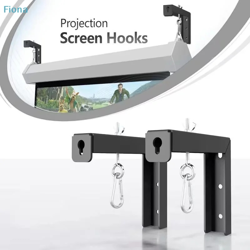 ☭2Pcs L-shaped Wall-mounted Projector Screen Brackets With 6-inch Hooks For Home Theater And Movie Screens
☭2Pcs L-shaped Wall-mounted Projector Screen Brackets With 6-inch Hooks For Home Theater And Movie Screens
