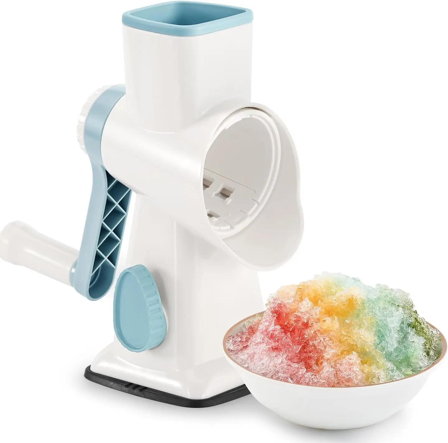 Rotary Ice Shaver Manual White - Stainless Steel Blade, Quick Labor-Saving Handle, Safe Stable Suction Base, Home Using
Rotary Ice Shaver Manual White - Stainless Steel Blade, Quick Labor-Saving Handle, Safe Stable Suction Base, Home Using
