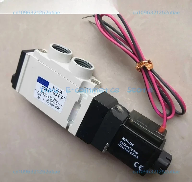 Solenoid Valve SCE411D-F5-P Coil DC24V/AC220C
Solenoid Valve SCE411D-F5-P Coil DC24V/AC220C