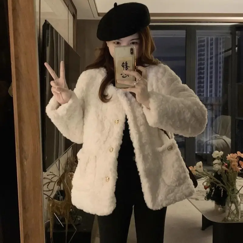 Куртка из овечьей шерсти Harajuku, модная женская женская стильная женская дизайнерская женская элегантная конструкция, изящная стильная конструкция
Куртка из овечьей шерсти Harajuku, модная женская женская стильная женская дизайнерская женская элегантная конструкция, изящная стильная конструкция