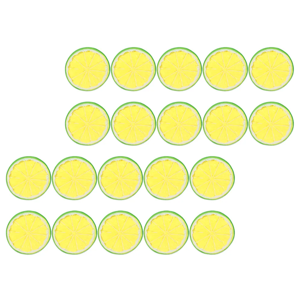 20 Pcs Artificial Lemon Slices Realistic Decor Plastic Simulation Fruit Model Home Office Photo Studio Decorations
20 Pcs Artificial Lemon Slices Realistic Decor Plastic Simulation Fruit Model Home Office Photo Studio Decorations