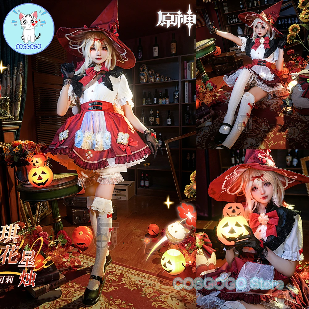 Новый костюм для косплея из игры Genshin Impact skin Klee, Милая униформа, одежда для вечеринки, женское платье
Новый костюм для косплея из игры Genshin Impact skin Klee, Милая униформа, одежда для вечеринки, женское платье