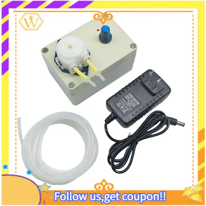 Adjustable Speed Peristaltic Pump Titration Pump Metering Pump Micro-Type Pump 12V/24V US Plug
Adjustable Speed Peristaltic Pump Titration Pump Metering Pump Micro-Type Pump 12V/24V US Plug